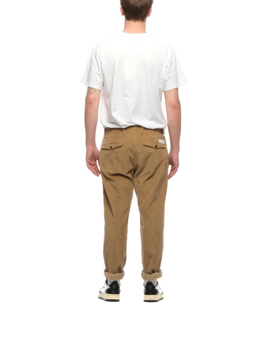 Nine In The Morning Straight-Leg Corduroy Trousers With Button Fastening