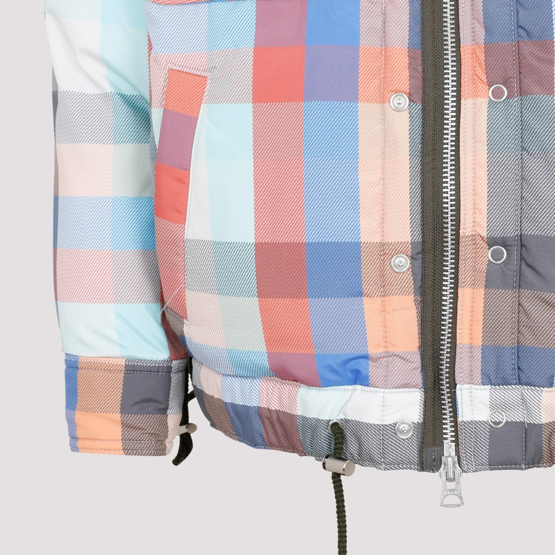 Sacai Multicolored Plaid Padded Blouson