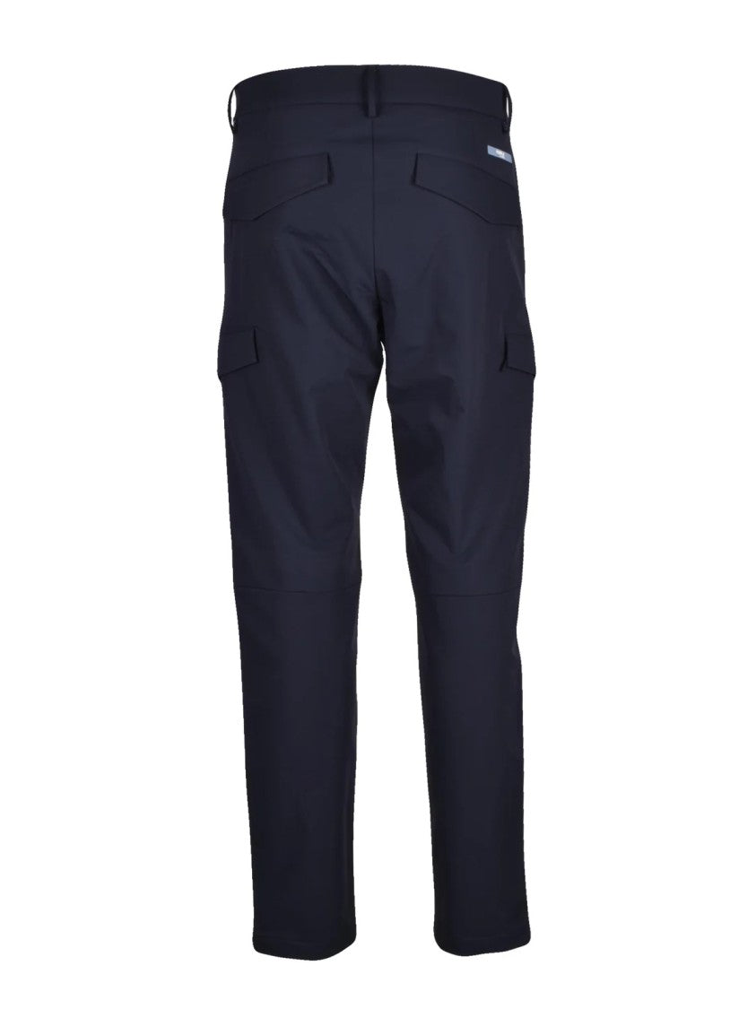 People Of Shibuya Blue Technical Blend Pleated Kisokoma Pants