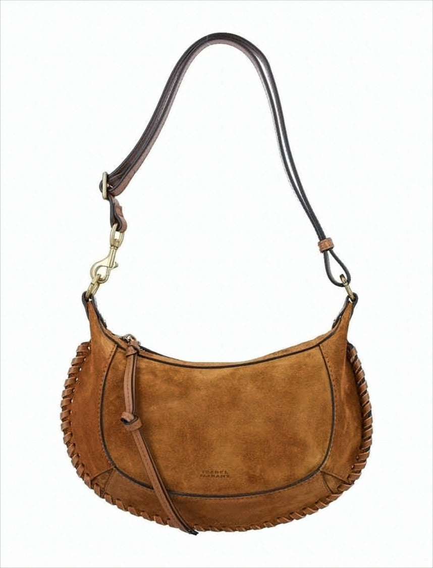 Isabel Marant Crescent-Shaped Calf Leather Shoulder Bag