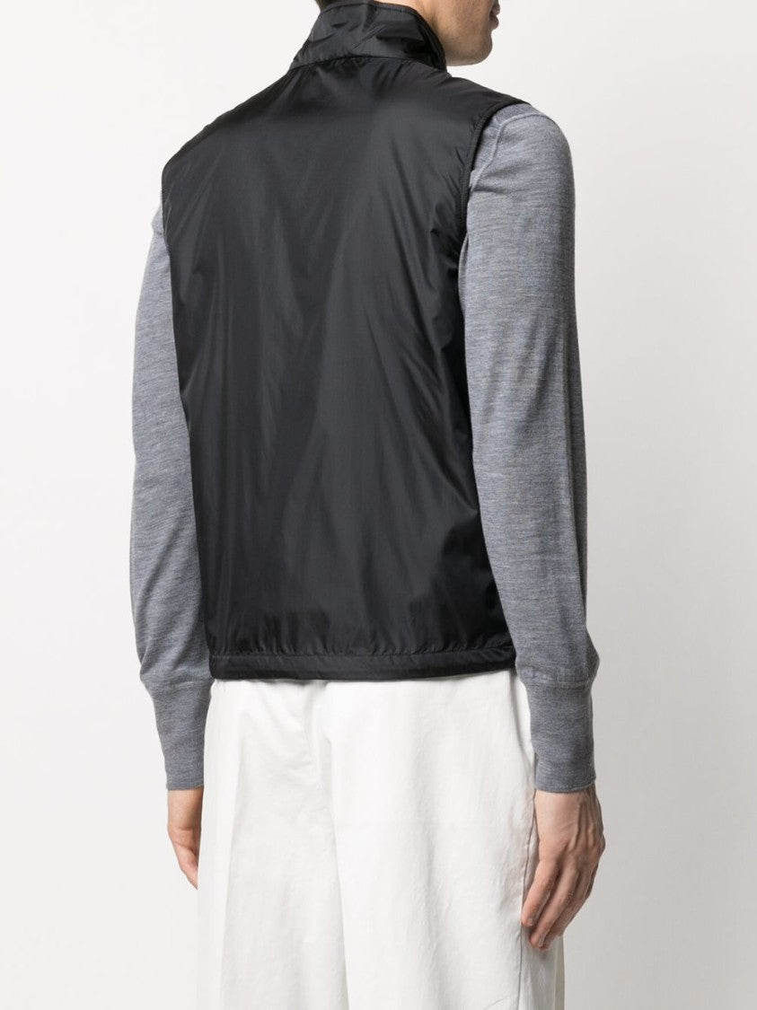 Aspesi Sleek Sleeveless Jacket With High Collar