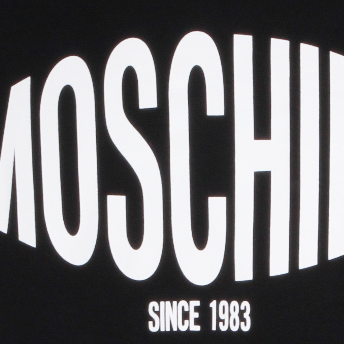 Moschino Cotton Sweatshirt With Bold Logo Print