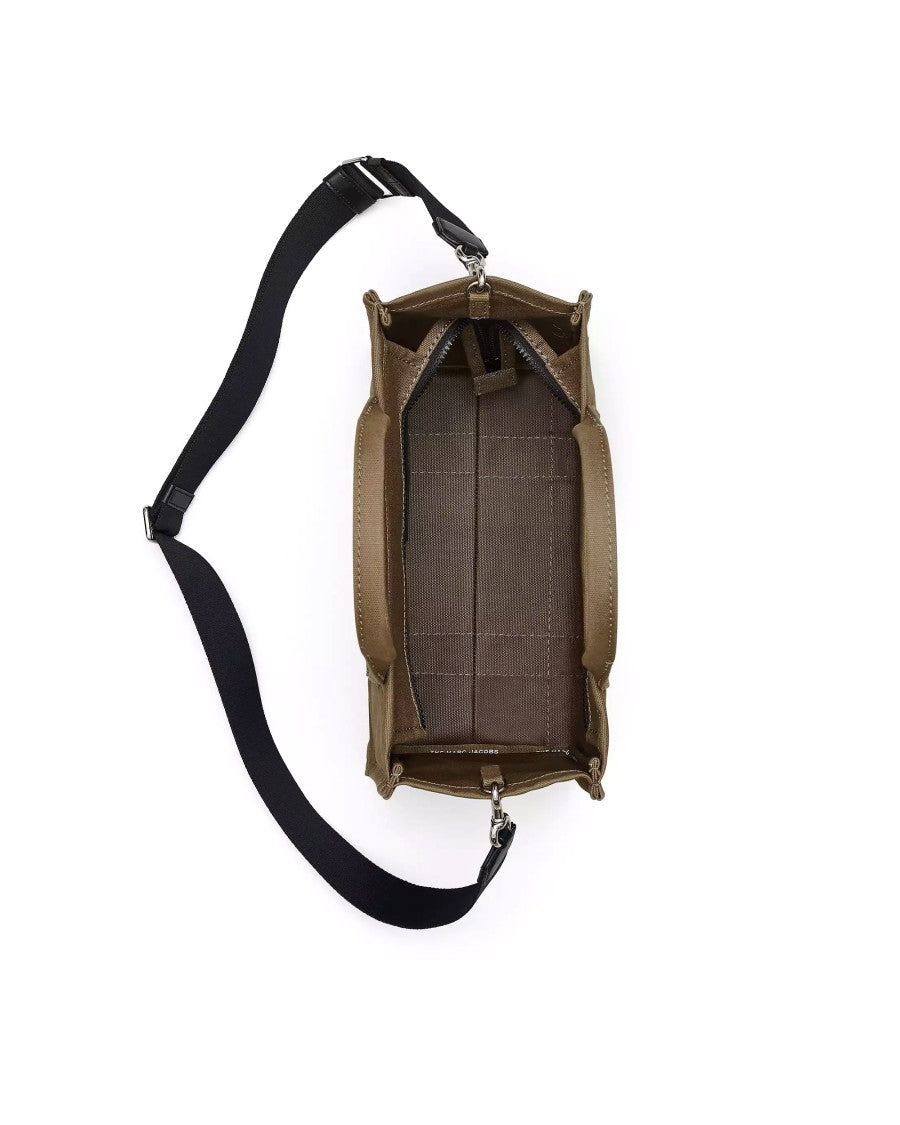 Marc Jacobs The Medium Tote Bag In Slate Green Canvas