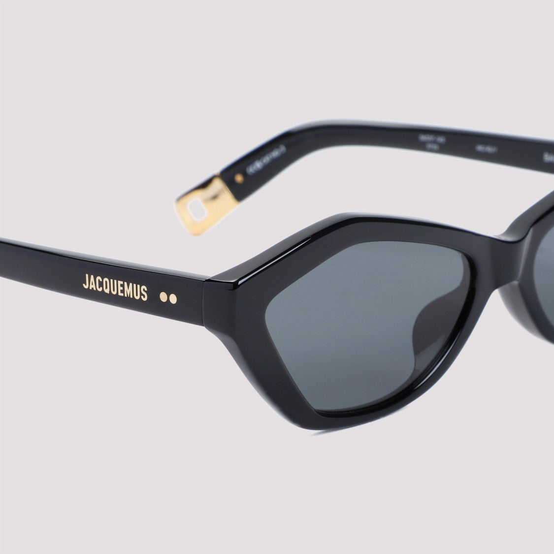 Jacquemus Black Acetate Sunglasses