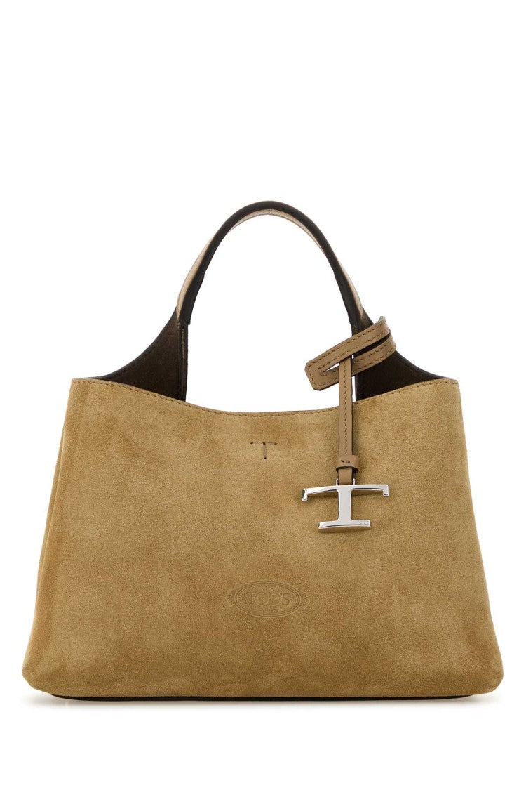 Tod's Cappuccino Suede Handbag