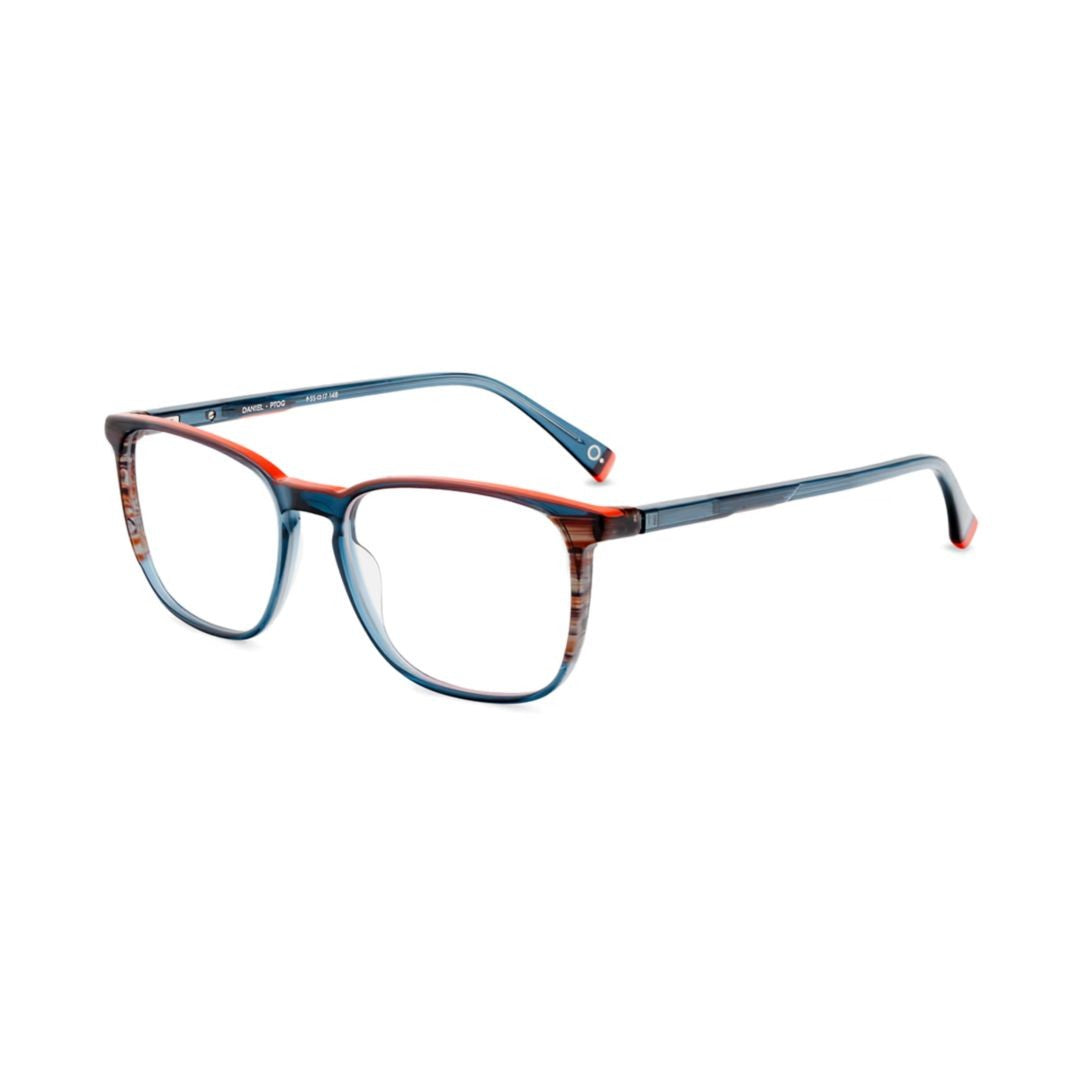 Etnia Barcelona Daniel Rectangular Frame Eyeglasses With Translucent And Solid Elements