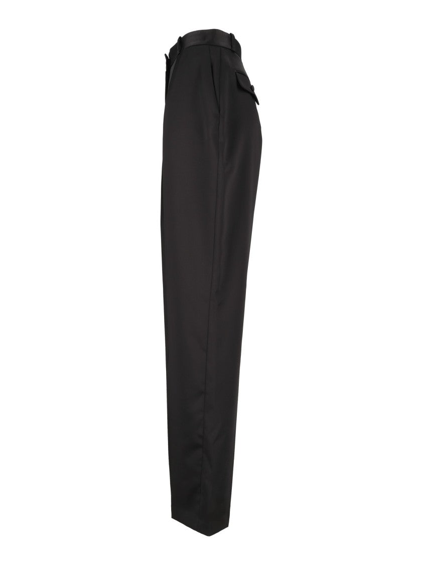 Elisabetta Franchi Tailored High-Waisted Pleated Formal Pants