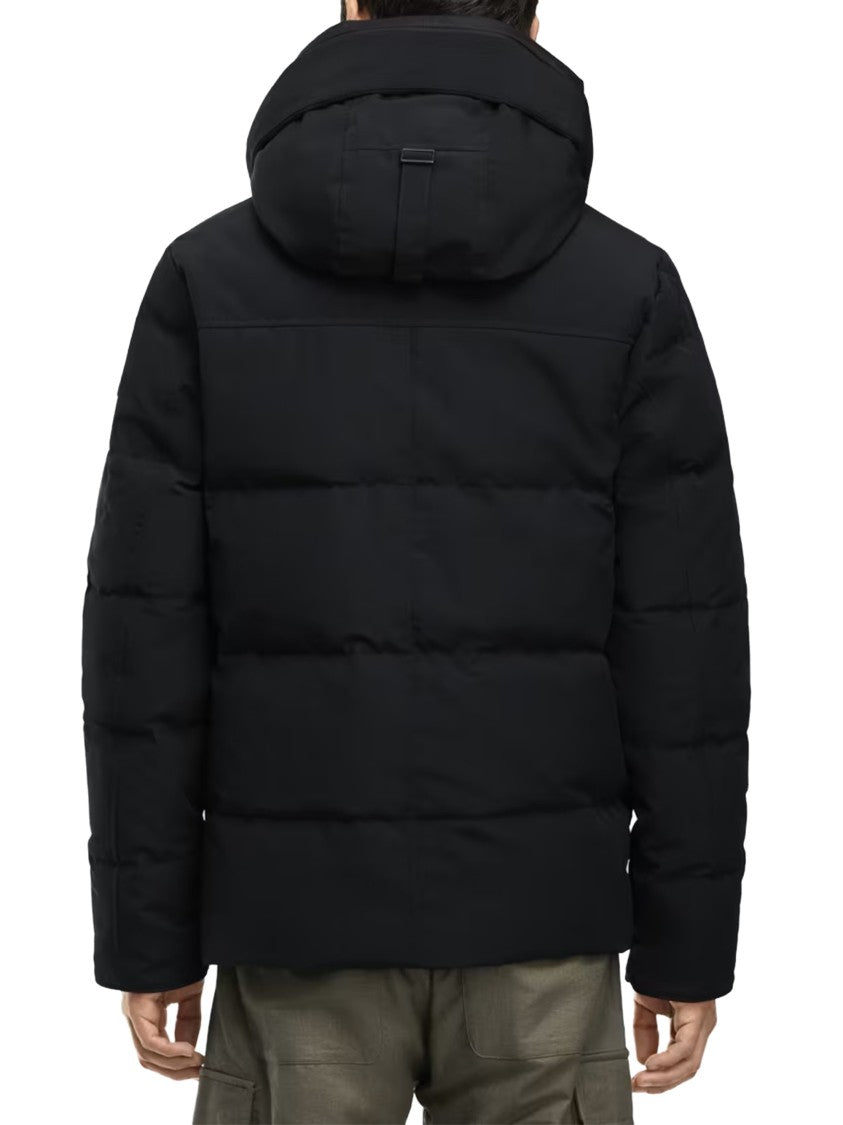 Canada Goose Wyndham Parka- Cr Black Label Quilted Hooded Parka