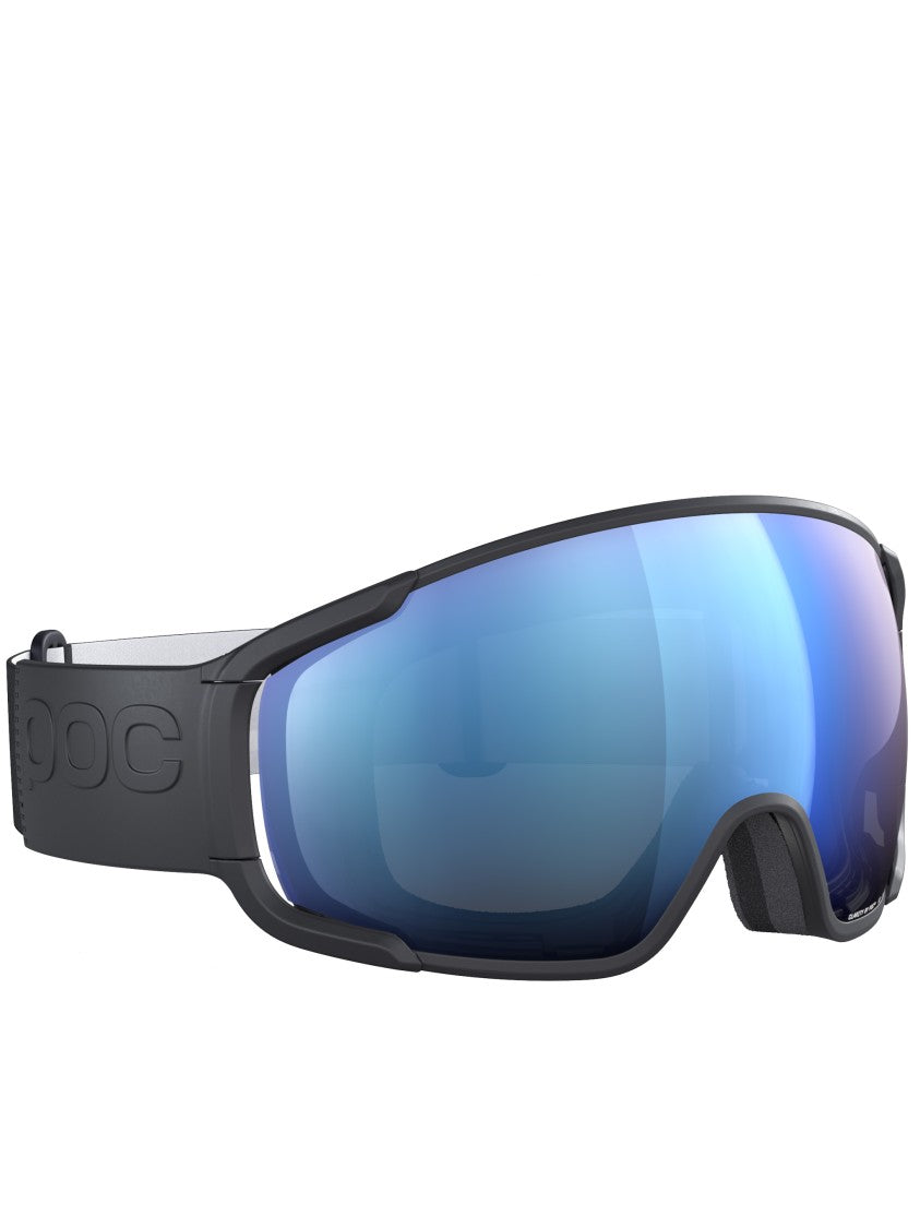 Poc Black Zonula Wraparound Reflective Ski Goggle