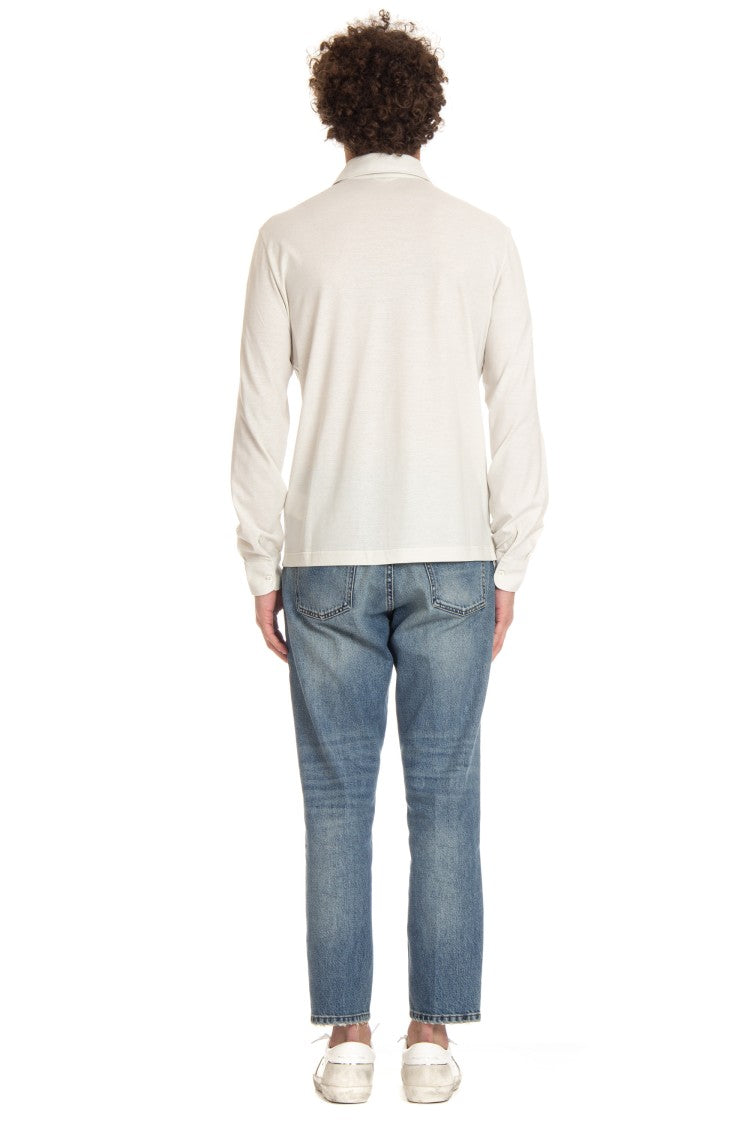 Herno Cotton Crepe Shirt-Polo