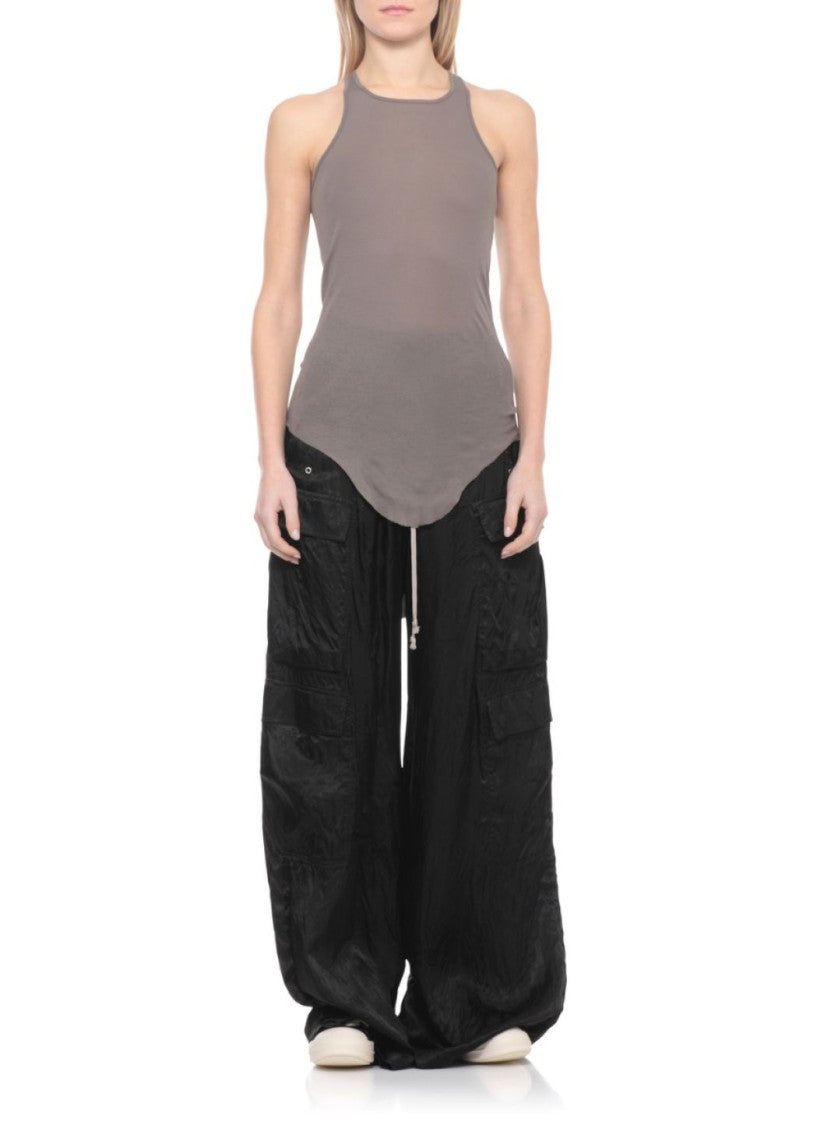 Rick Owens Grey Basic Rib Cotton Tank Top