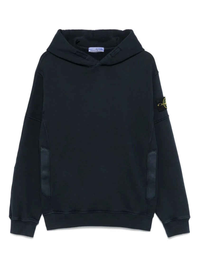 Stone Island Compass-Motif Hooded Sweatshirt