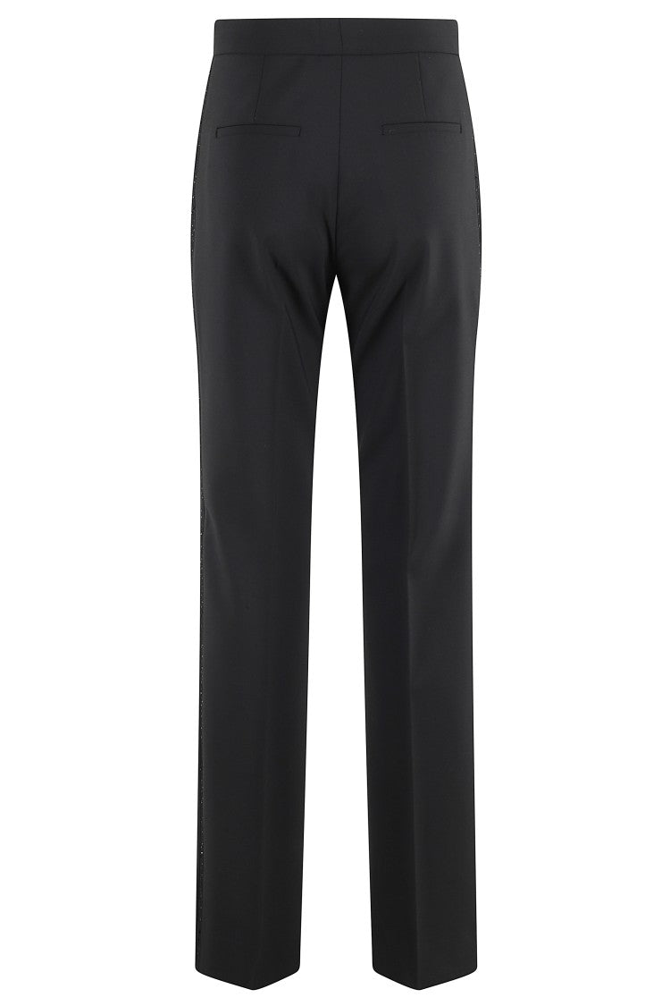 Antonelli High-Waisted Straight Leg Wool Trousers