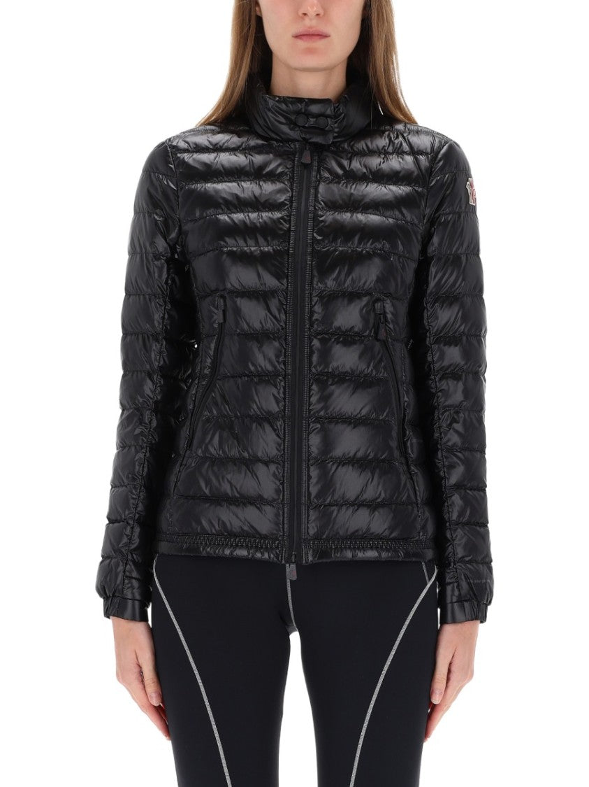 Moncler Grenoble Black Nylon Walibi Quilted Down Jacket