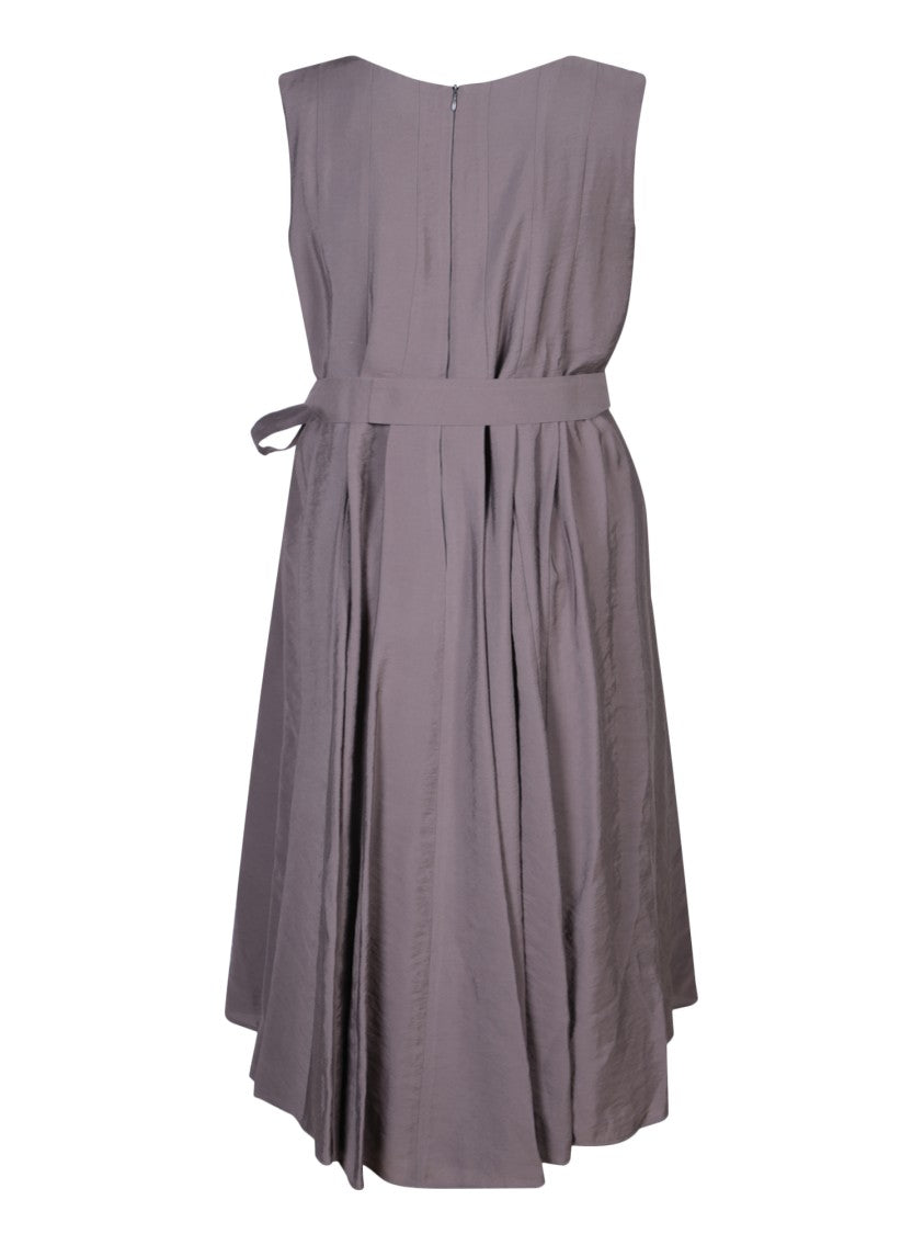Blanca Vita Sleeveless Dress With A V-Neckline