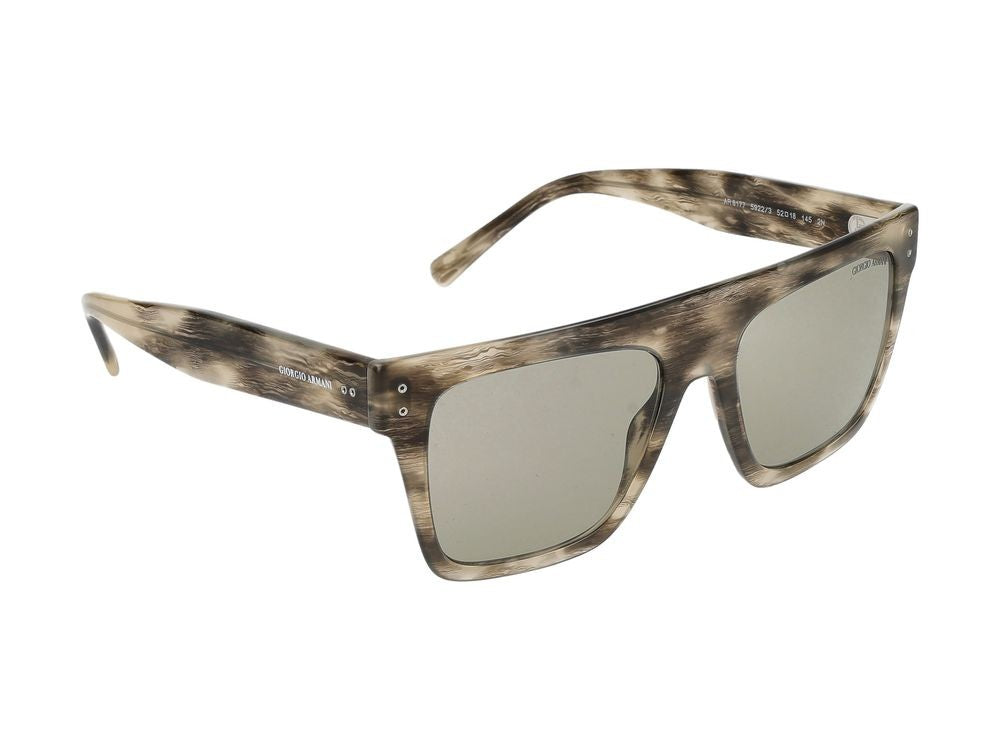 Giorgio Armani Sunglasses Giorgio Armani 0Ar8177 5922/3 Striped Light Grey 52/18/145