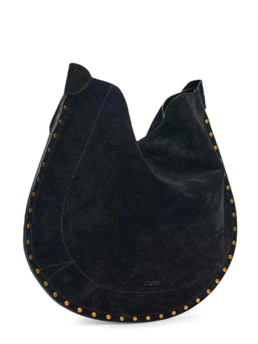 Isabel Marant Hobo Bag Oskan In Smooth Calf Suede Leather