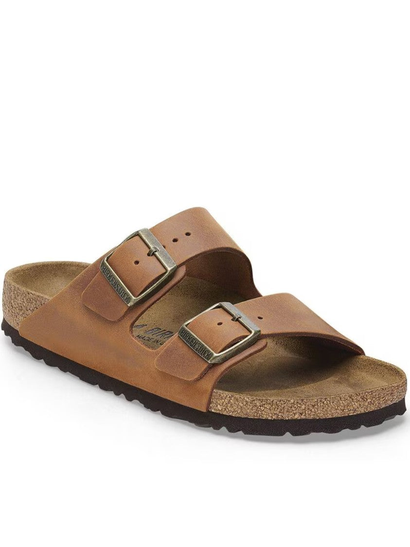 Birkenstock Arizona Brown Leather Open Toe Sandals