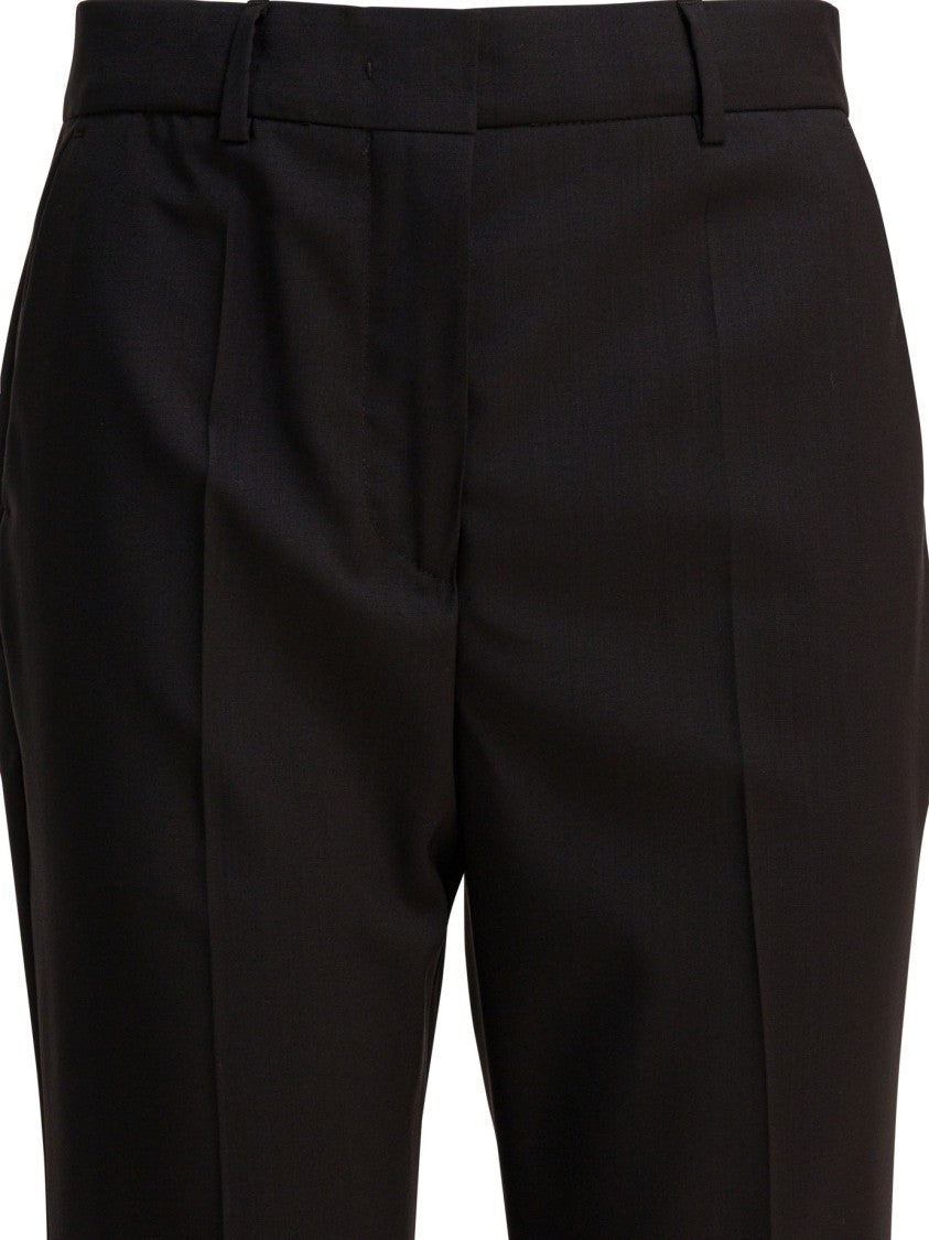 Max Mara Flare Wool Pants With Tailored Design