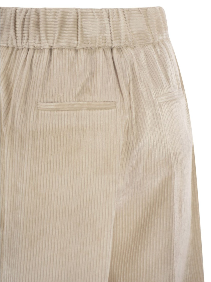 Peserico Fluid Corduroy Trousers