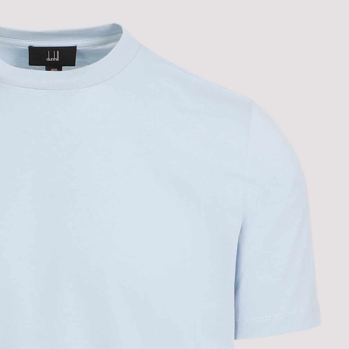 Dunhill Ad Insignia Light Blue Cotton T-Shirt
