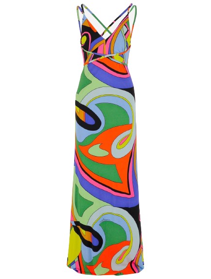 Moschino Multicolour Viscose Jersey Dress