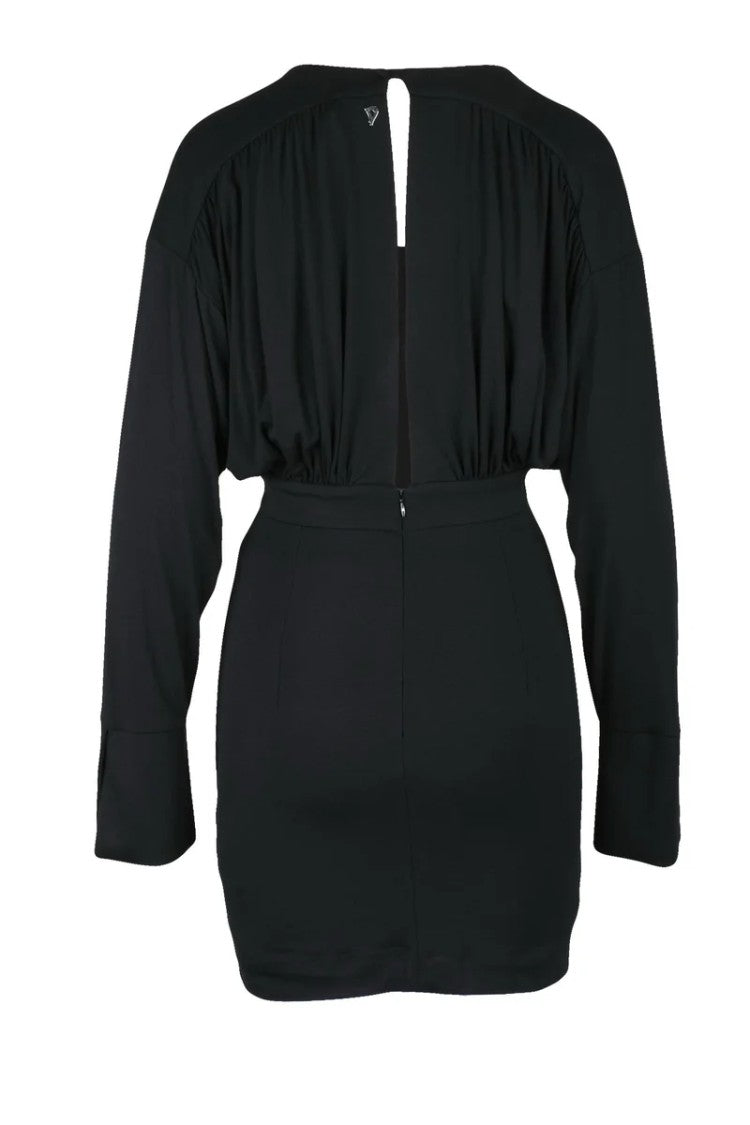 Dondup Jersey Dress Zip Raglan - Black