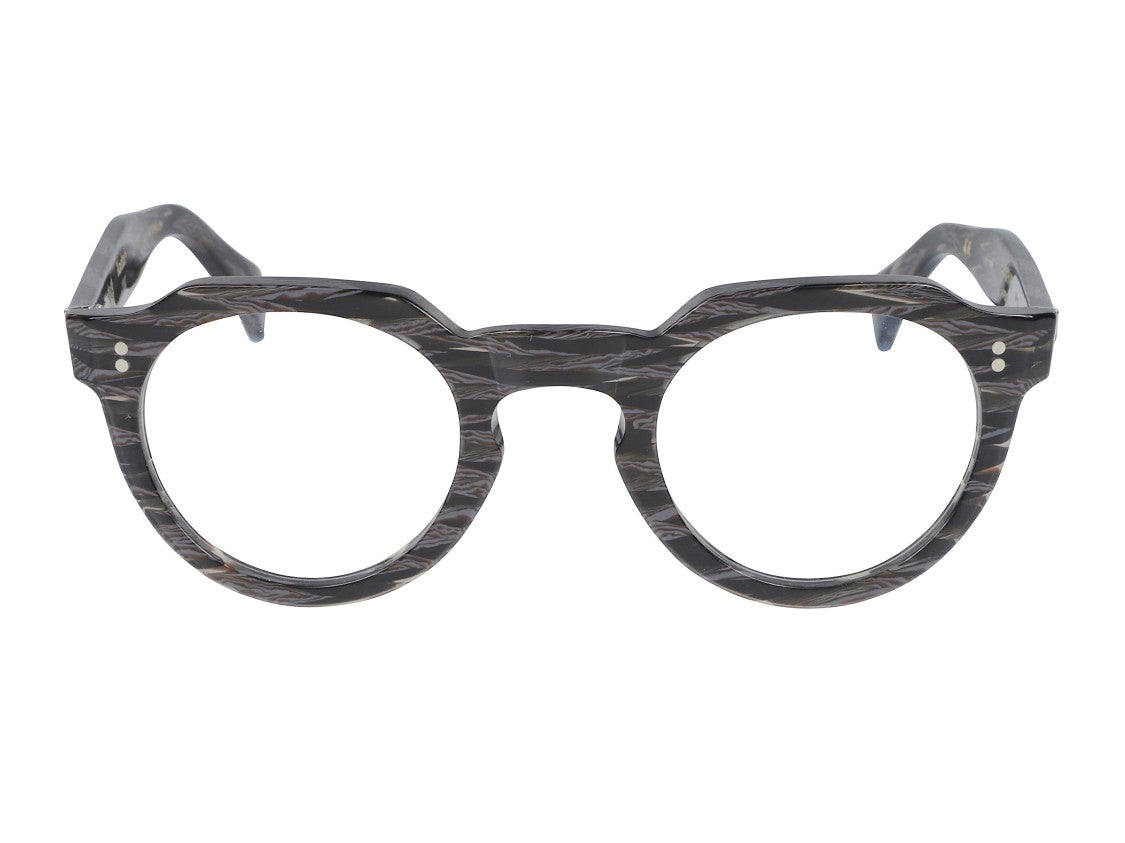 Kador Storiko Special-V Keyhole Marbled Round Eyeglasses
