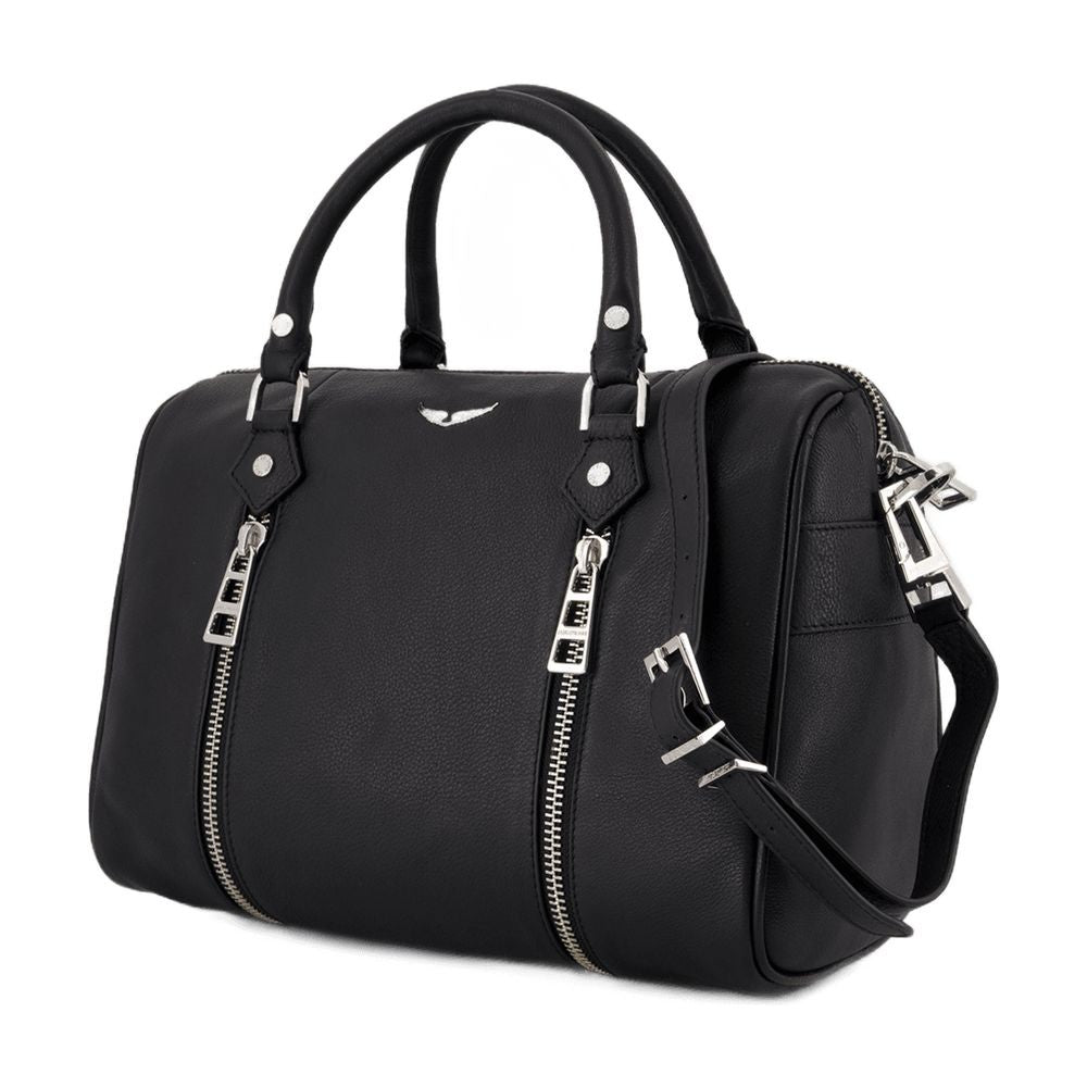 Zadig & Voltaire Sunny Medium Handbag - Leather - Black