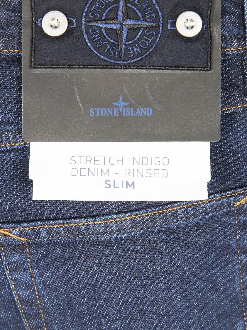 Stone Island Stretch Indigo Denim Jeans