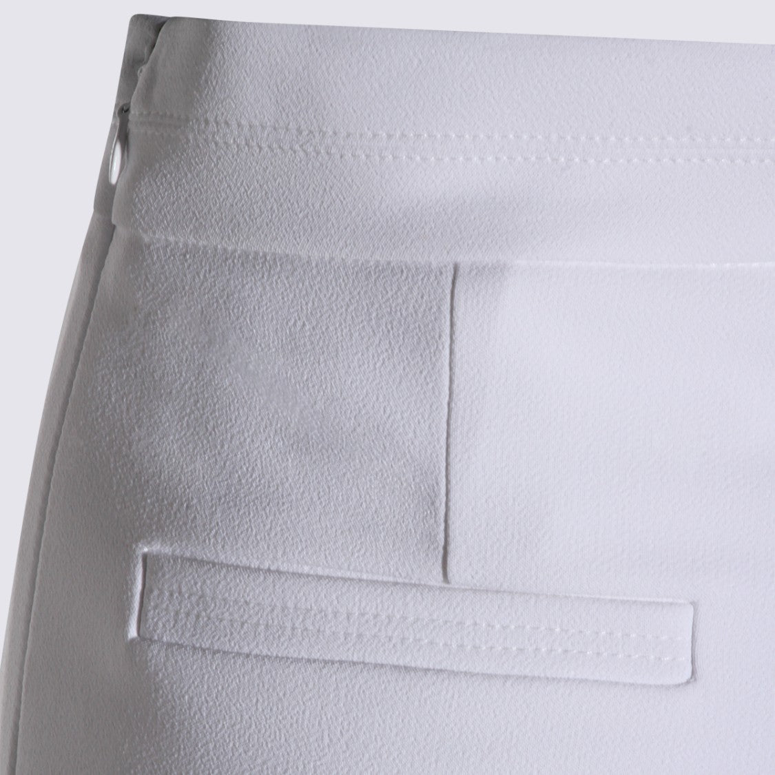 Elisabetta Franchi Flared Ivory Trousers