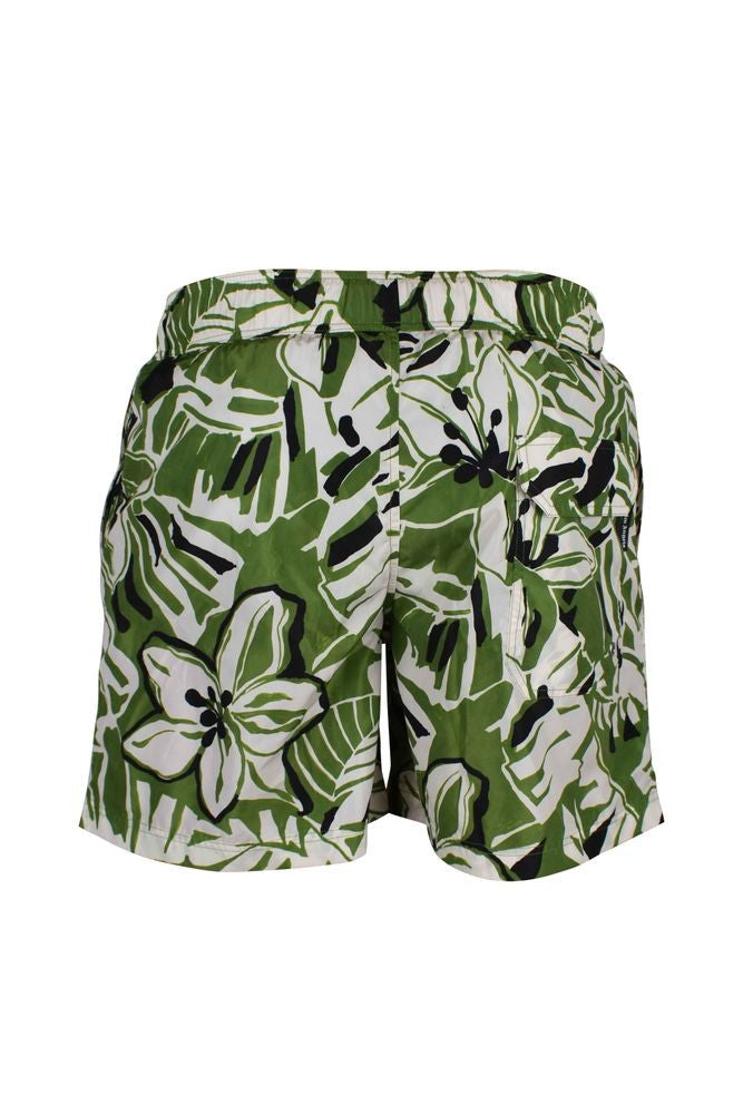 Palm Angels Floral Print Nylon Swim Shorts