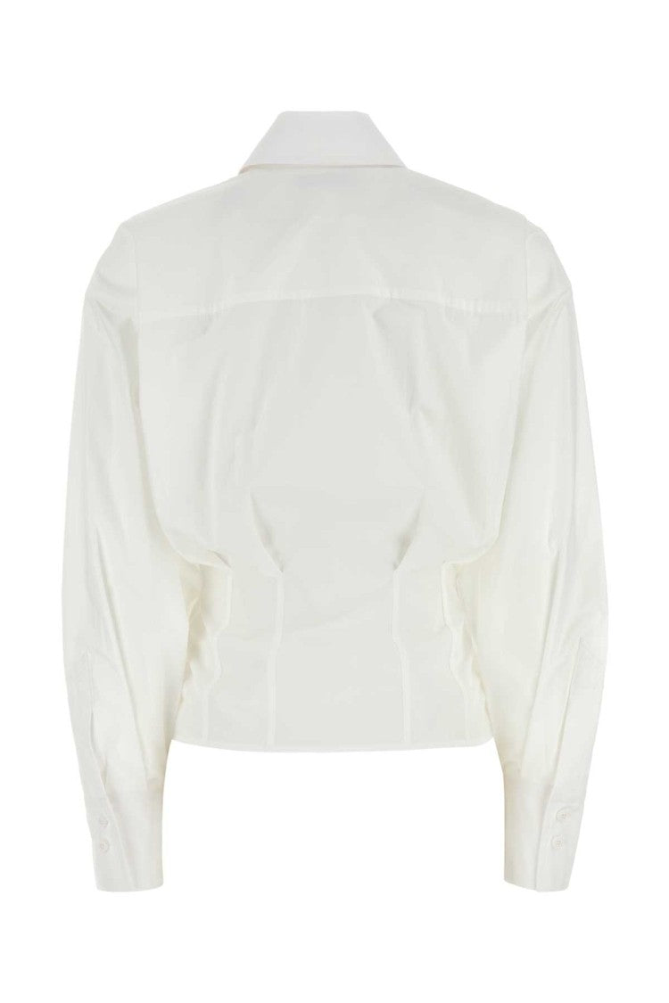 The Attico White Poplin Shirt