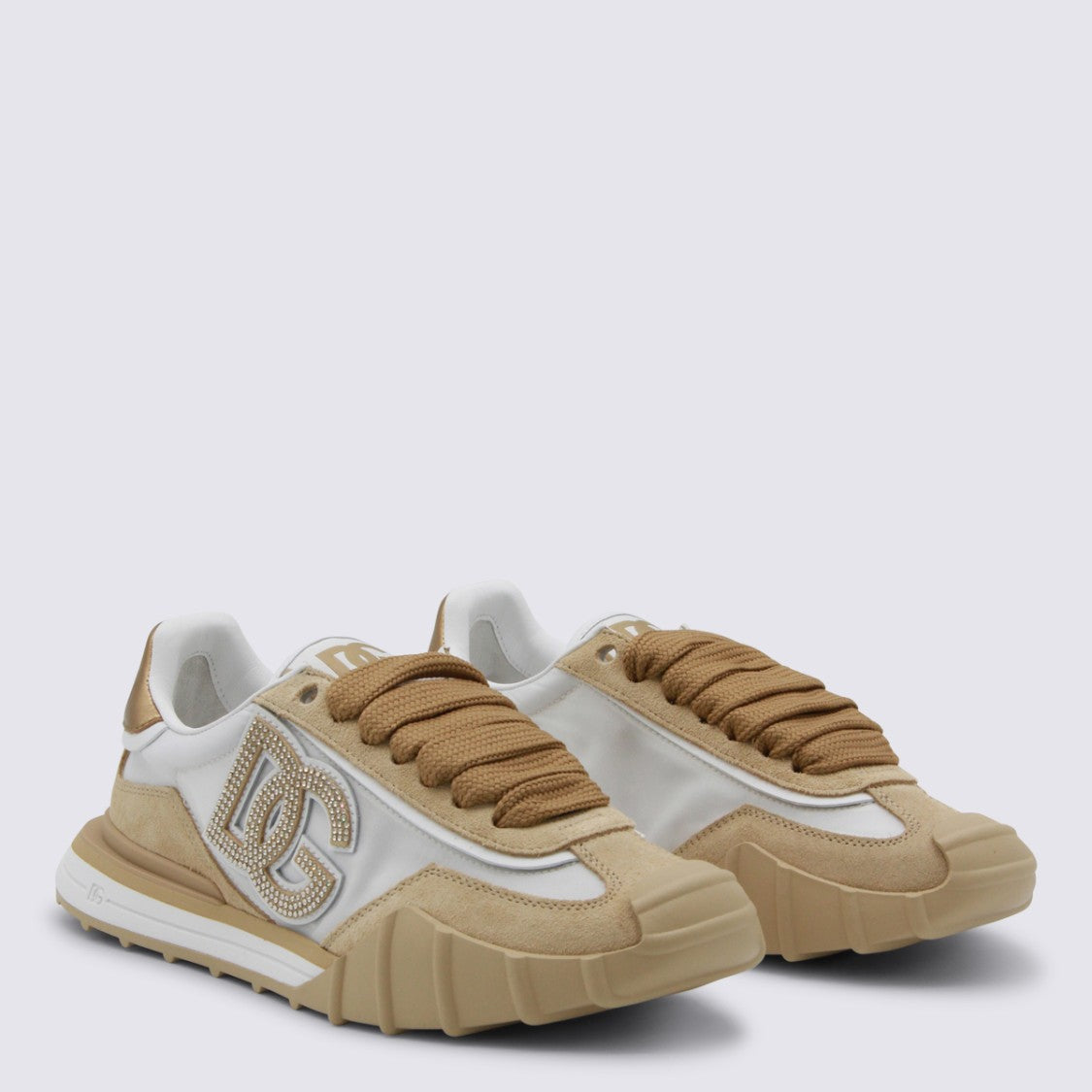 Dolce & Gabbana Chunky Sole Sneakers With Sculpted Design
