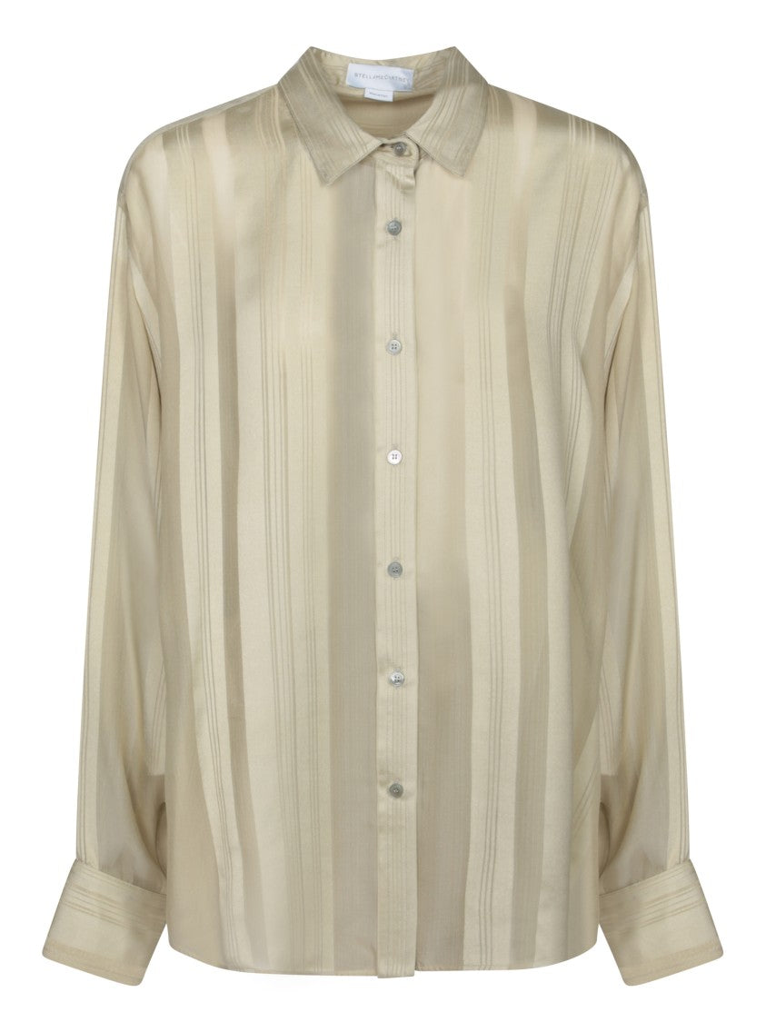 Stella Mccartney Relaxed Fit Button-Down White Shirt