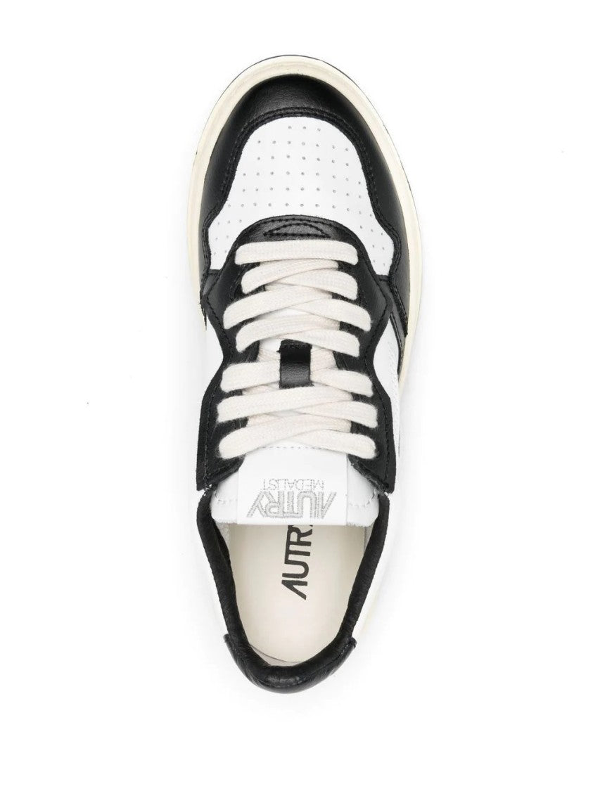 Autry Classic White Sneakers With Leather Detailing