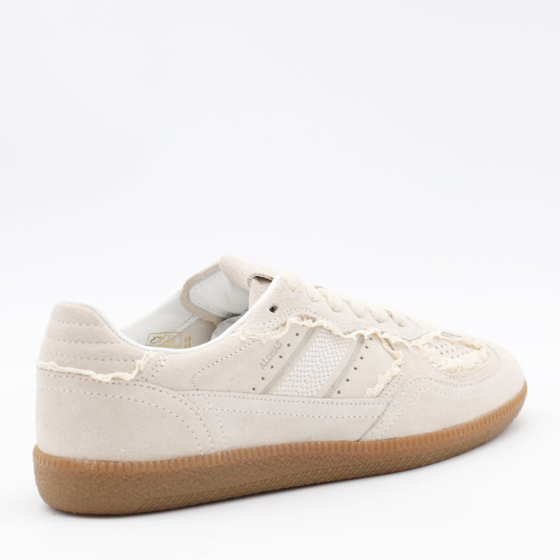 Alohas Textured Beige Low-Top Sneakers
