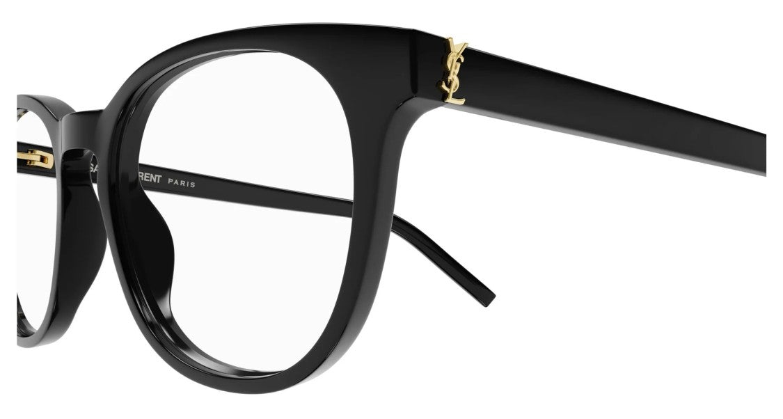 Saint Laurent Eyeglasses Sl M111 001 Black Black Transparent 52/18/145