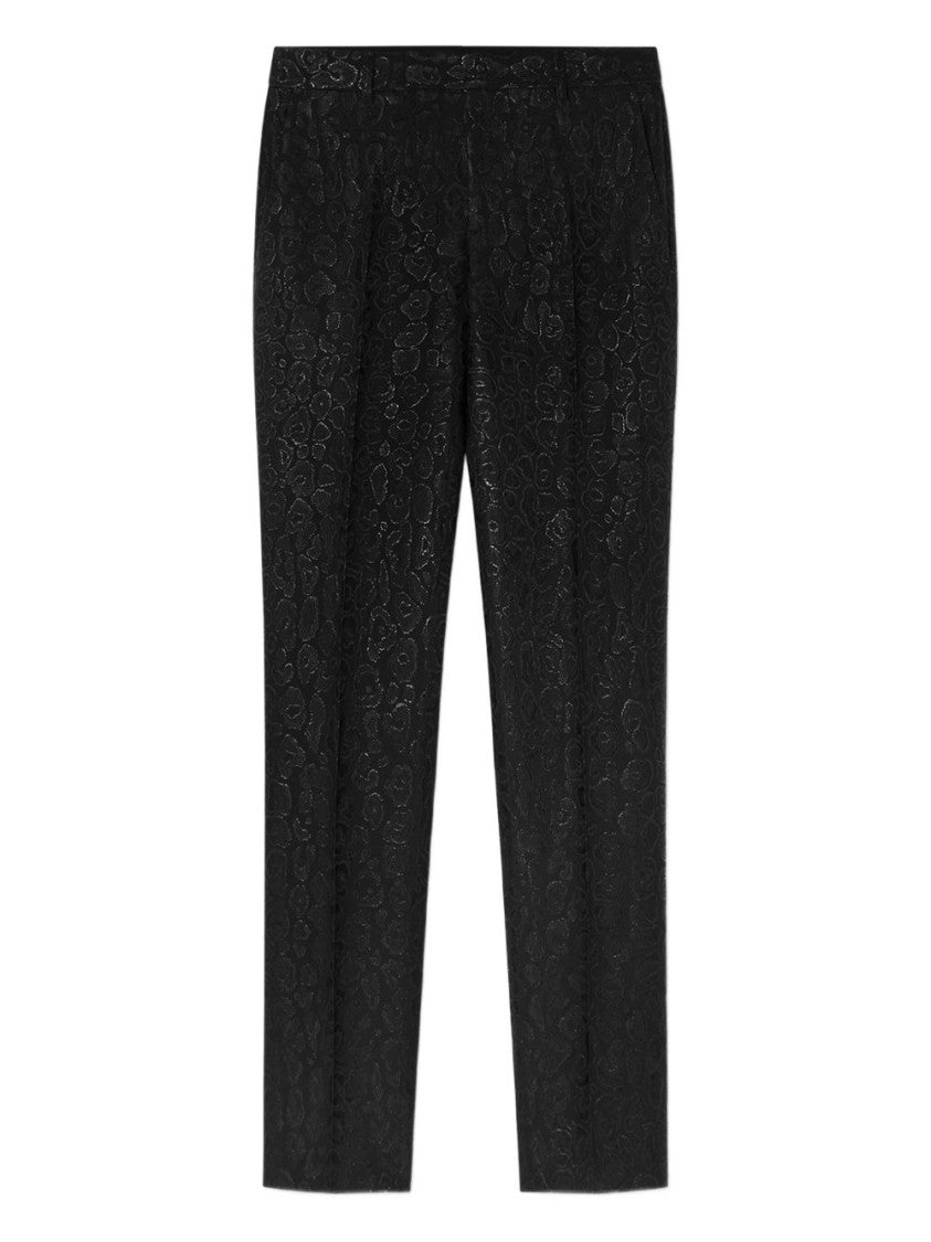 Versace Slim Fit Black Trousers