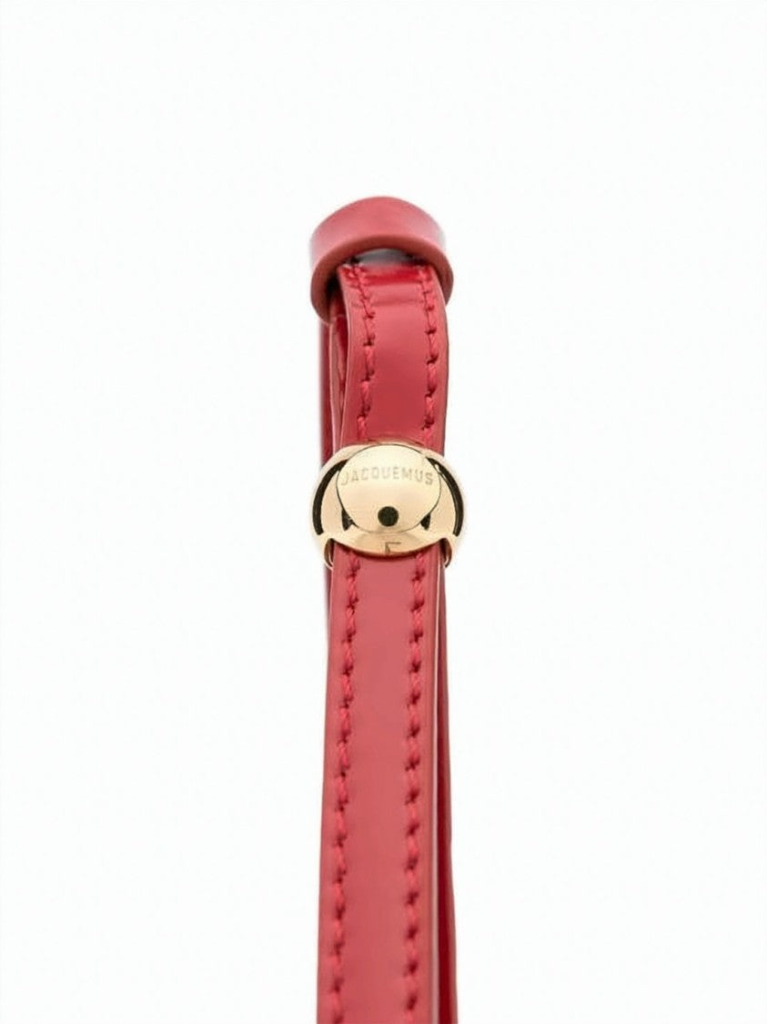 Jacquemus Glossy Red Leather Bag