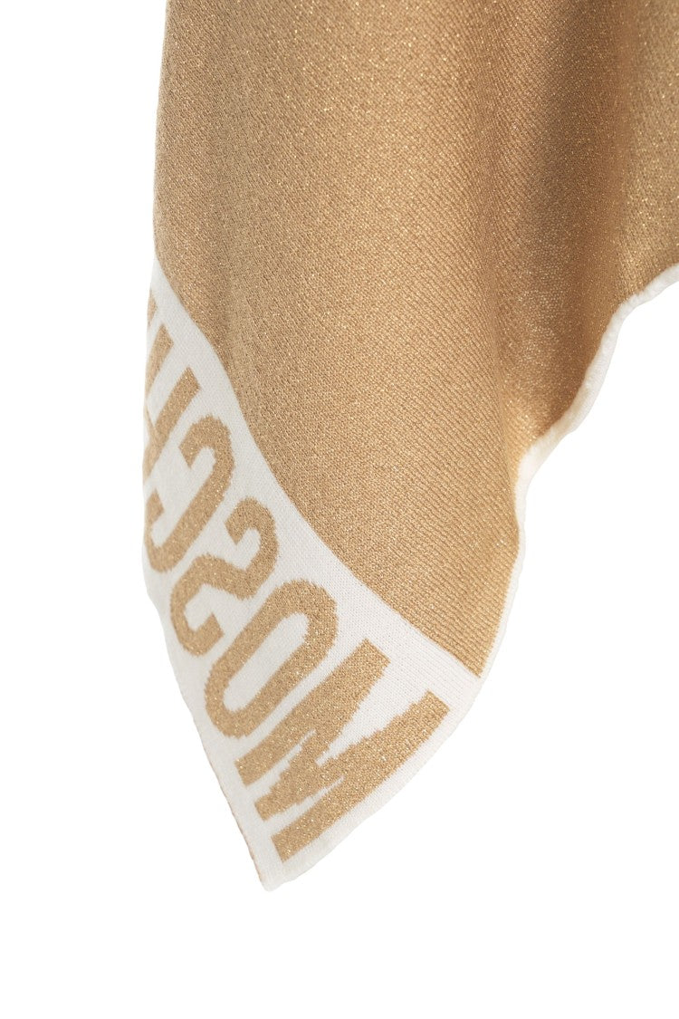 Moschino Knit Poncho With Oversized Fit