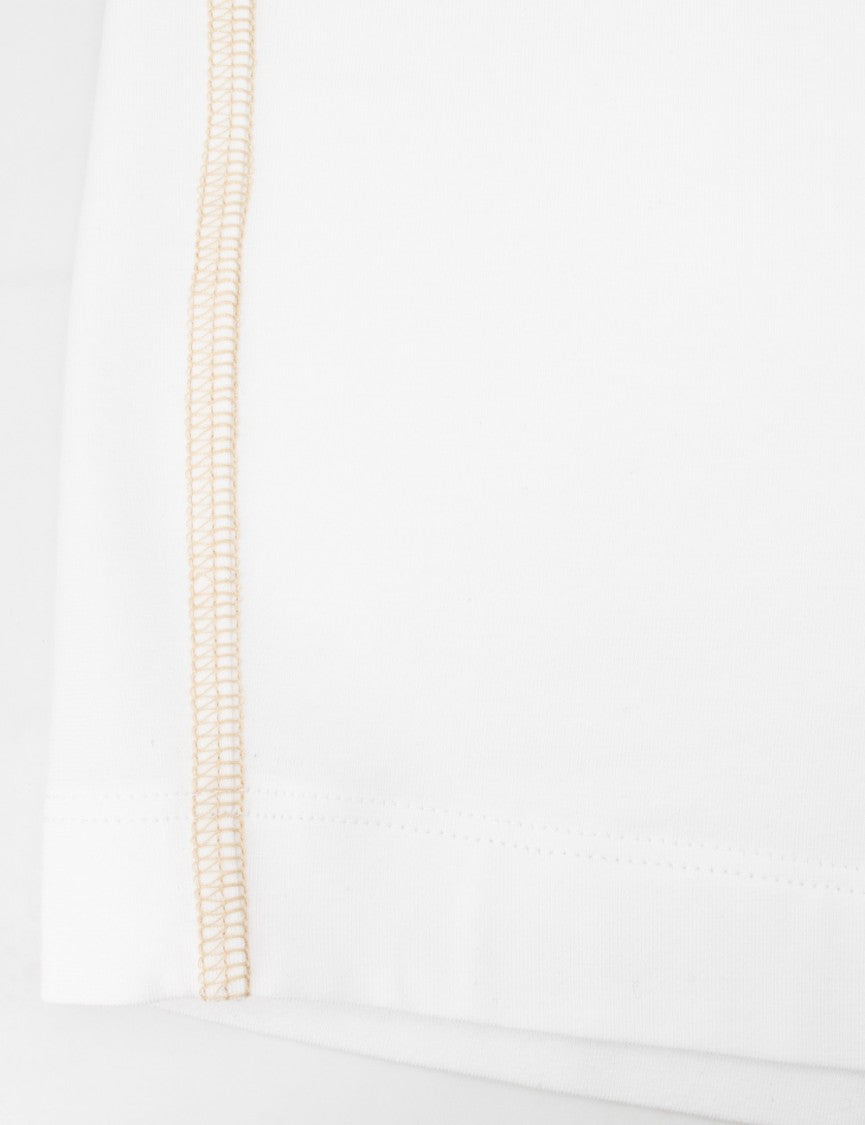 Peserico Cotton T-Shirt With Silk Accents