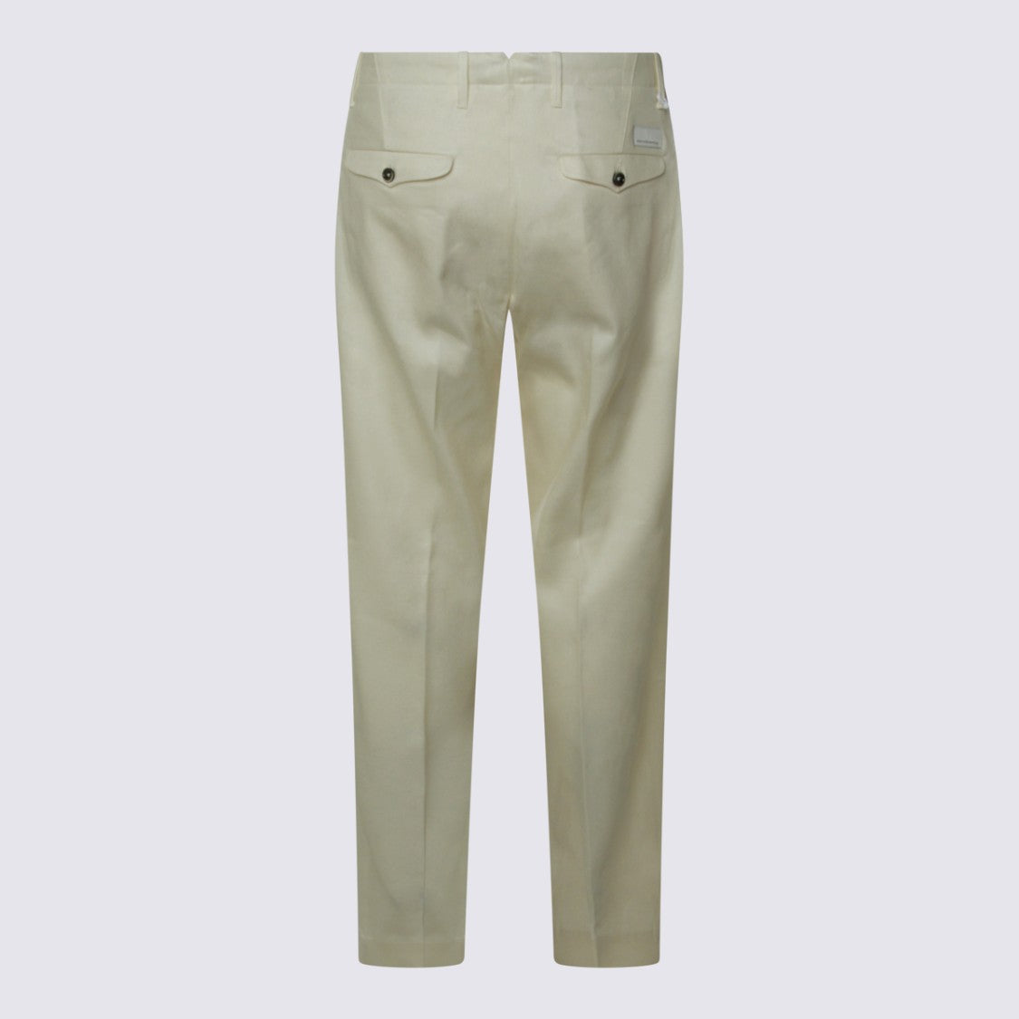 Nine In The Morning Tailored Fit Trousers With Clean Front Pleat And Flap Pockets