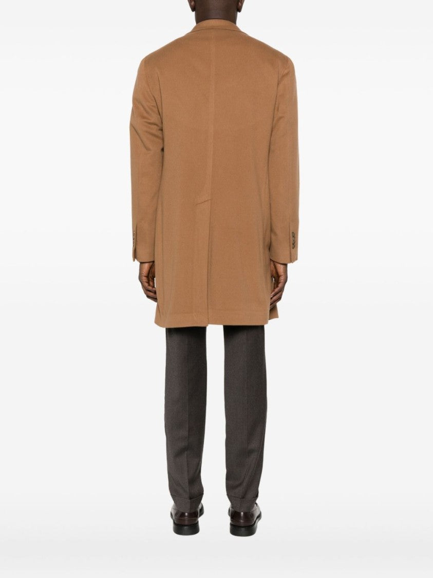 Tagliatore Tailored Men's Coat With Sharp Lapels