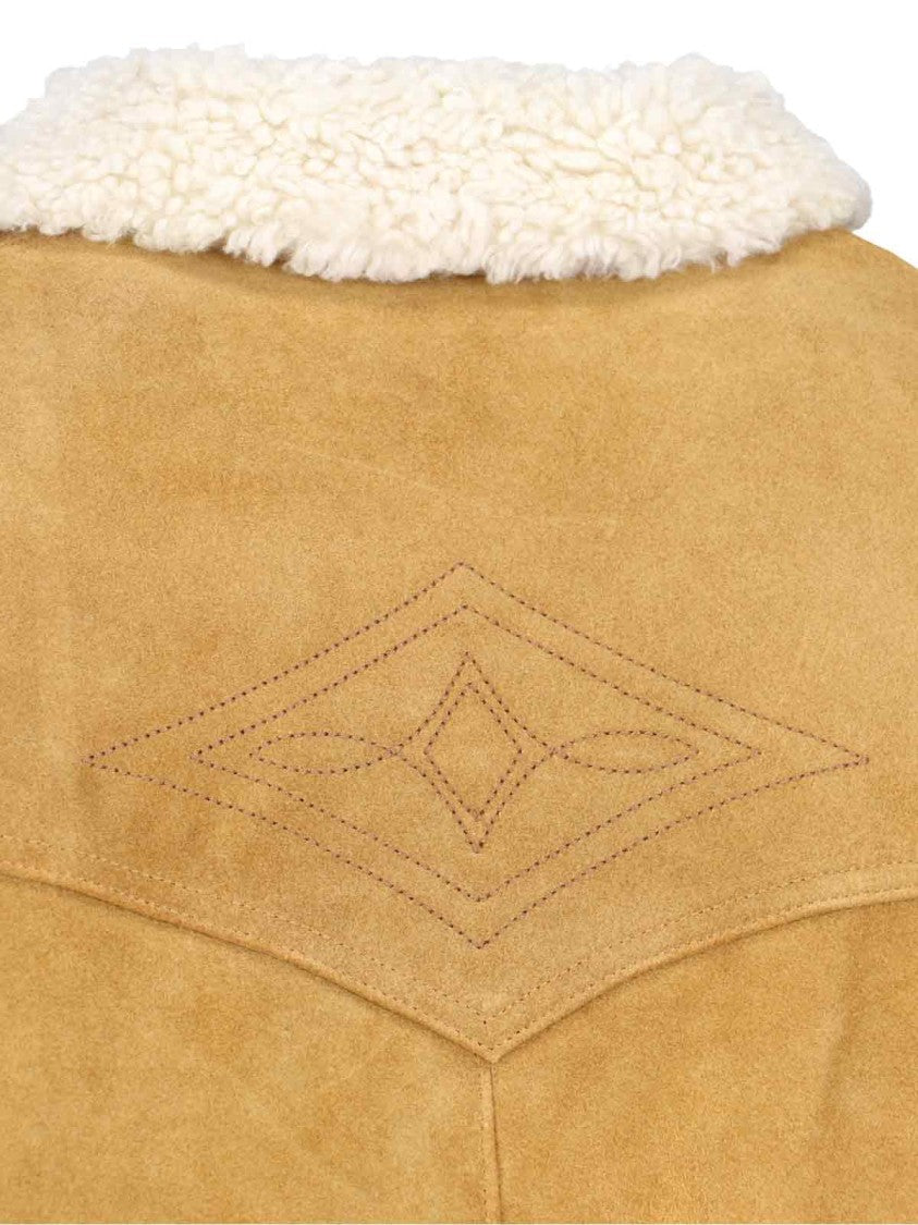 Levi's Strauss Brown Structured Fit Jacket With Button Closure