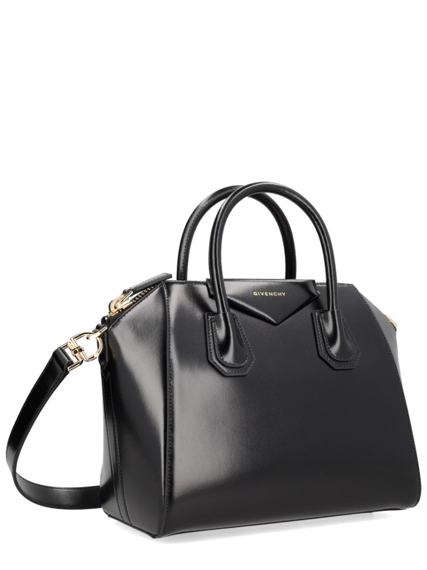 Givenchy Antigona Small Trapezoidal Calf Shoulder Bag