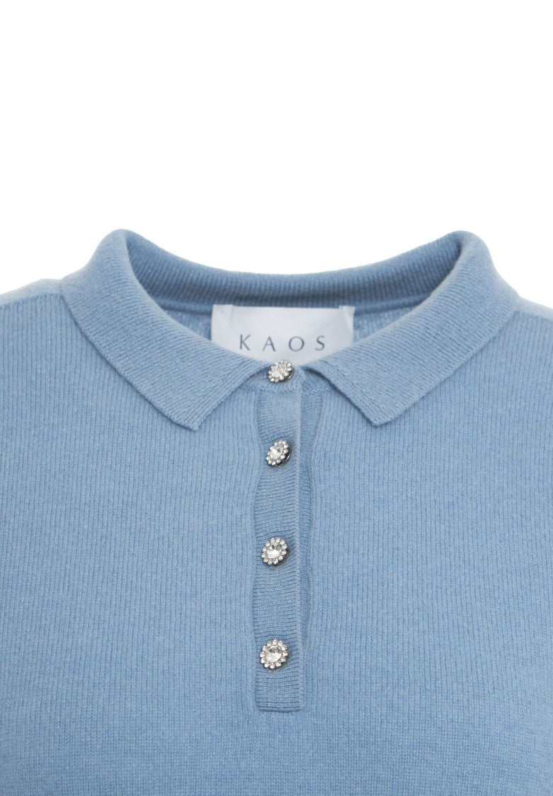 Kaos Polo Collar Sweater