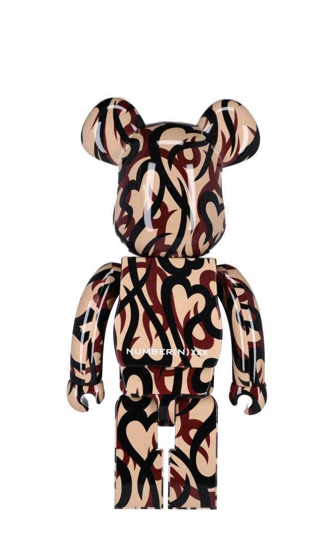 Medicom Toy Bear-Shaped Figure With Abstract Graffiti Design