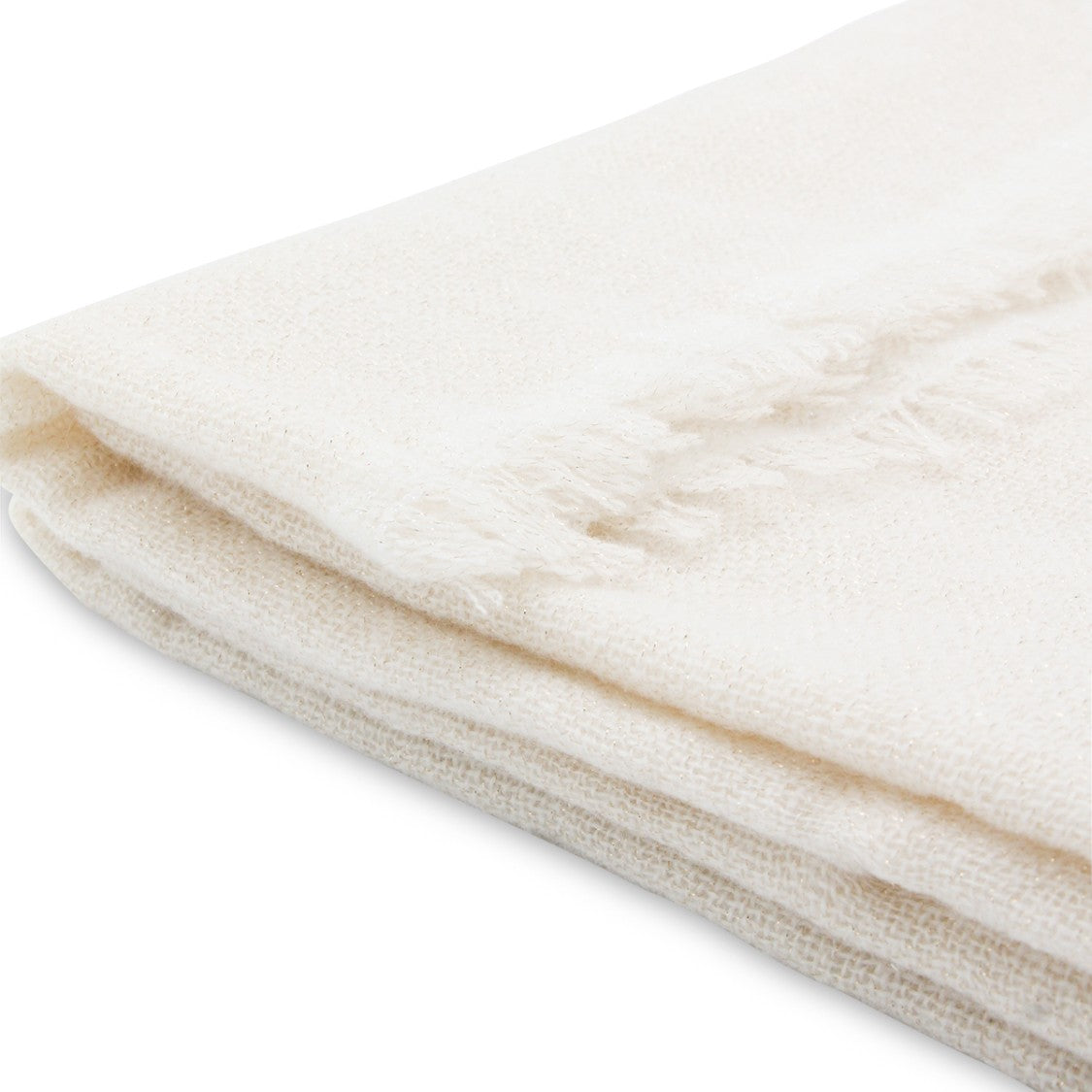 Fabiana Filippi White Cashmere Scarf