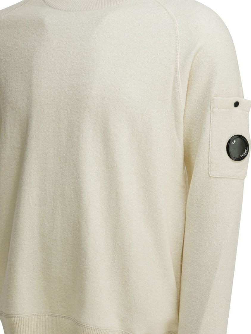 C.P. Company Knitwear With Subtle Pocket Detail And Crew Neckline